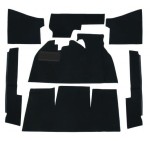 Tapicerka / dywaniki czarne komplet T1 Sedan 1302