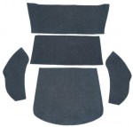 Tapicerka dywaniki szare bagażnika tył T1 71-