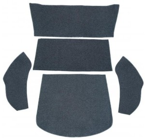 Tapicerka dywaniki szare bagażnika tył T1 71-