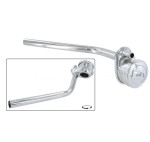 Wlew oleju z korkiem i rurą wlewu chrom T1