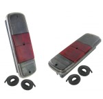 Lampy tylne uniwersalne dymione T2 71-79 2szt.