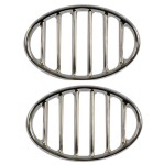 Grille / osłony klaksonu owalne aluminium T1 52-67