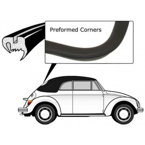 Uszczelka szyby tylnej Cal Look T1 Cabrio 74-