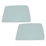 Szyba drzwi lewych i prawych zielona 2szt T1 64-