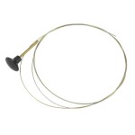 Cięgno / linka klapy 2680mm z gałką czarną T14