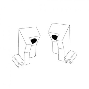 Uszczelka zgarniacza szyby tylnej 2szt T1 C 65-79