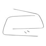 Klin aluminiowy szyby przedniej T1 Cabrio 64-72