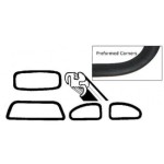 Zestaw uszczelek szyb pod klin plastik 4sz T1 1303