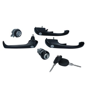 Zestaw klamek i zamków z kluczykami T25/T3 84-92