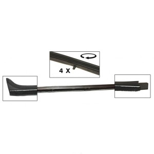 Zgarniacz wewnętrzny szyby drzwi prawych T1 67-