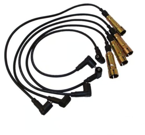 Przewody wysokiego napięcia czarne Golf mk2 1.3cc