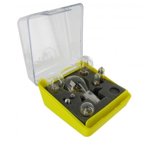 Zestaw żarówek 6V w pudełku do 1960 roku