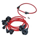 Przewody wysokiego napięcia czerwone 60cm