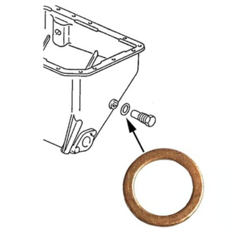 Podkładka korka spustowego miski olejowej