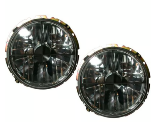 Wkłady reflektora halogenowy H4 "clear" dymiony