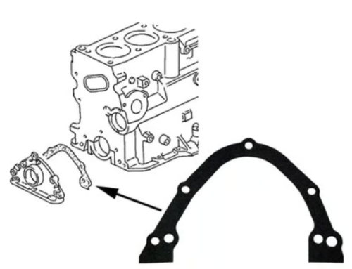 Uszczelka obudowy skrzyni biegów Golf, T4
