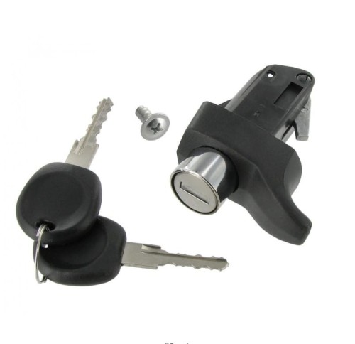 Zamek klapy silnika z kluczykami czarny T2 71-79