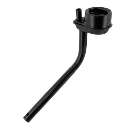 Wlew oleju z korkiem i rurą wlewu czarny T1