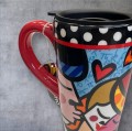 Man Kissing Woman Lovo Romero Britto Kubek