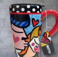 Man Kissing Woman Lovo Romero Britto Kubek