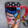 Man Kissing Woman Lovo Romero Britto Kubek