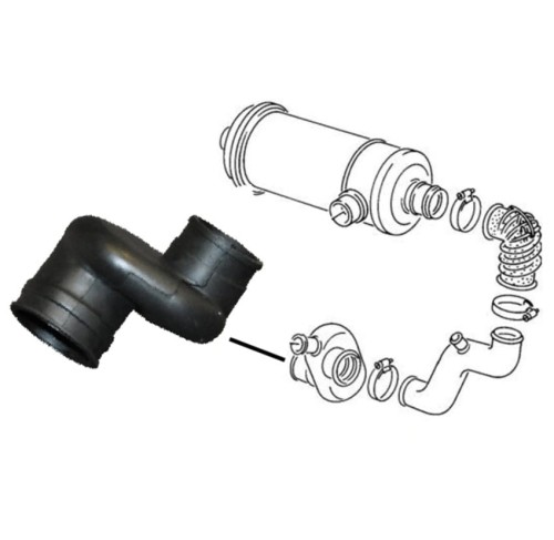 Kolanko przewód filtra powietrza dolna T3 1.6 TD