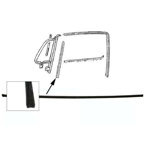 Prowadnica szyby pionowa TQ T1 64-