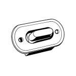 Poduszka skrzyni biegów przednia 2 śruby T1 61-65