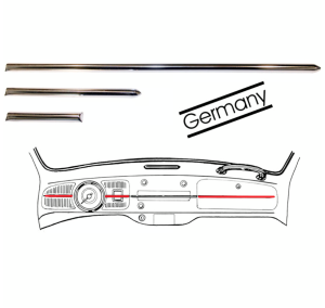 Zestaw listewek deski rozdzielczej alu T1 60-67