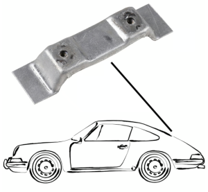 Wspornik półki tylnej, wymagane Porsche 911 64-89