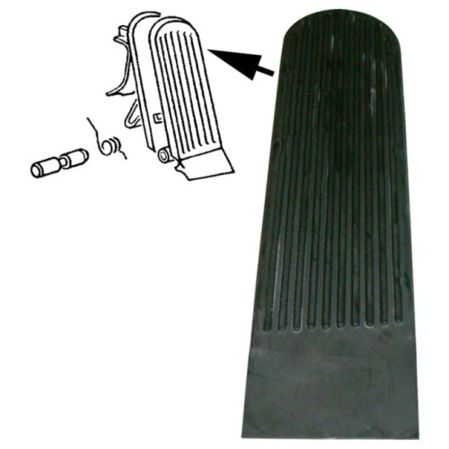 Nakładka gumowa pedału gazu T1 57-, T14 1szt.