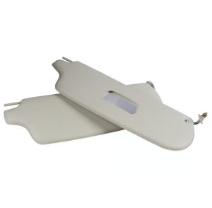 Daszki przeciwsłoneczne z lusterkiem kremowe T14