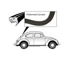 Uszczelka szyby tylnej T1 57-64