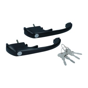 Zestaw klamek i zamków z kluczykami T3