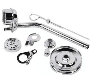 Zestaw silnika Dress-Up Deluxe chrom T1, T2, T3