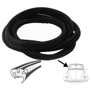 Uszczelka szyby przedniej pod klin plastik T1 1303
