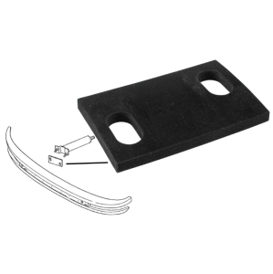 Absorber zderzaka gumowy Porsche 911 73-89