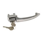 Klamka drzwi z kluczykami chrom TQ T1 60-65