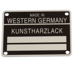 Naklejka Kunstharzlack znamionowa Porsche 911 -80