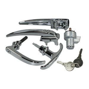 Zestaw klamek i stacyjki z kluczykami Bulik 58-60