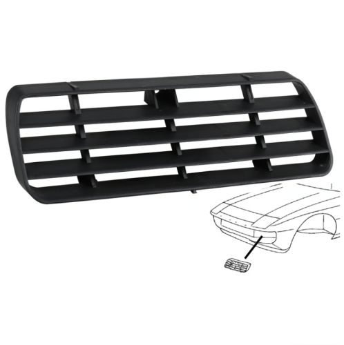 Grill czarny w zderzak 924 78-86