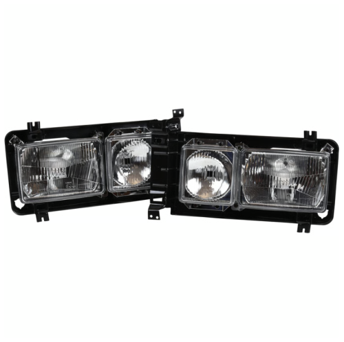 Reflektory kompletne prostokątne T25/T3 Carat