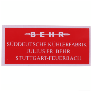 Naklejka Behr, Süddeutsche Kühlerfabrik 356 59-65