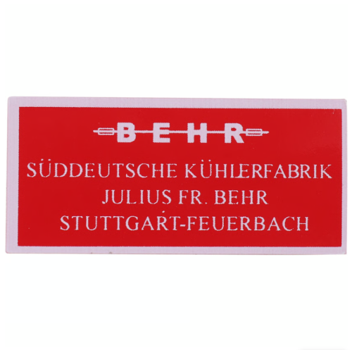 Naklejka Behr, Süddeutsche Kühlerfabrik 356 59-65