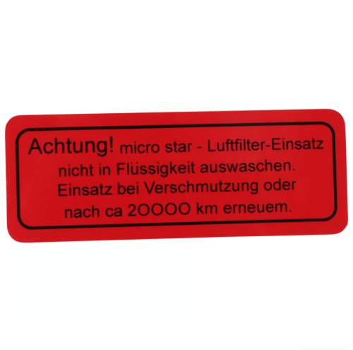 Naklejka Achtung! Mikro Star 356 59-65