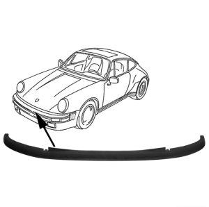Uszczelka zderzak - nadwozie przód 911 930 73-89