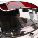 Osłona / daszek przeciwsłoneczny czerwony T2 67-79