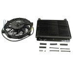 Chłodnica oleju dodatkowa 26x28cm + wentylator T1