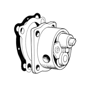Pompa oleju aluminium 21mm szpilki 6mm T1 53-67