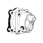 Pompa oleju aluminium 26mm szpilki 8mm TQ T1 69-71